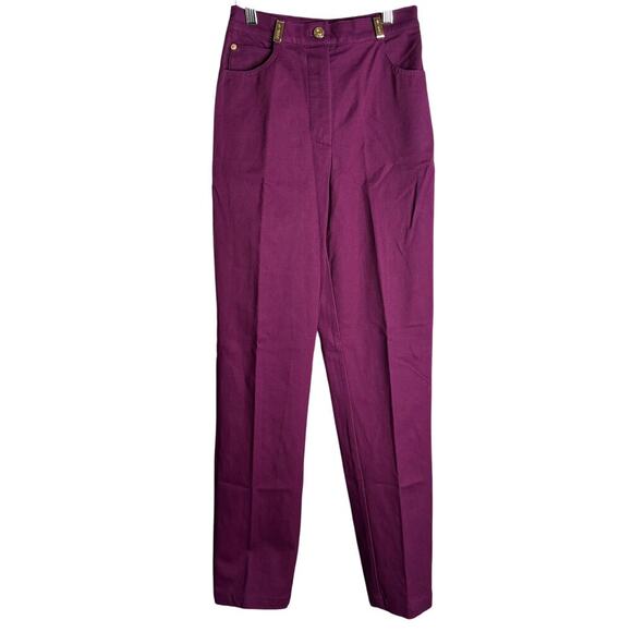 St. John Sport Straight Leg Jeans Purple Size 2 - Picture 1 of 3